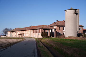 Wall Mural - Barate, village near Gaggiano in Milan province, Italy