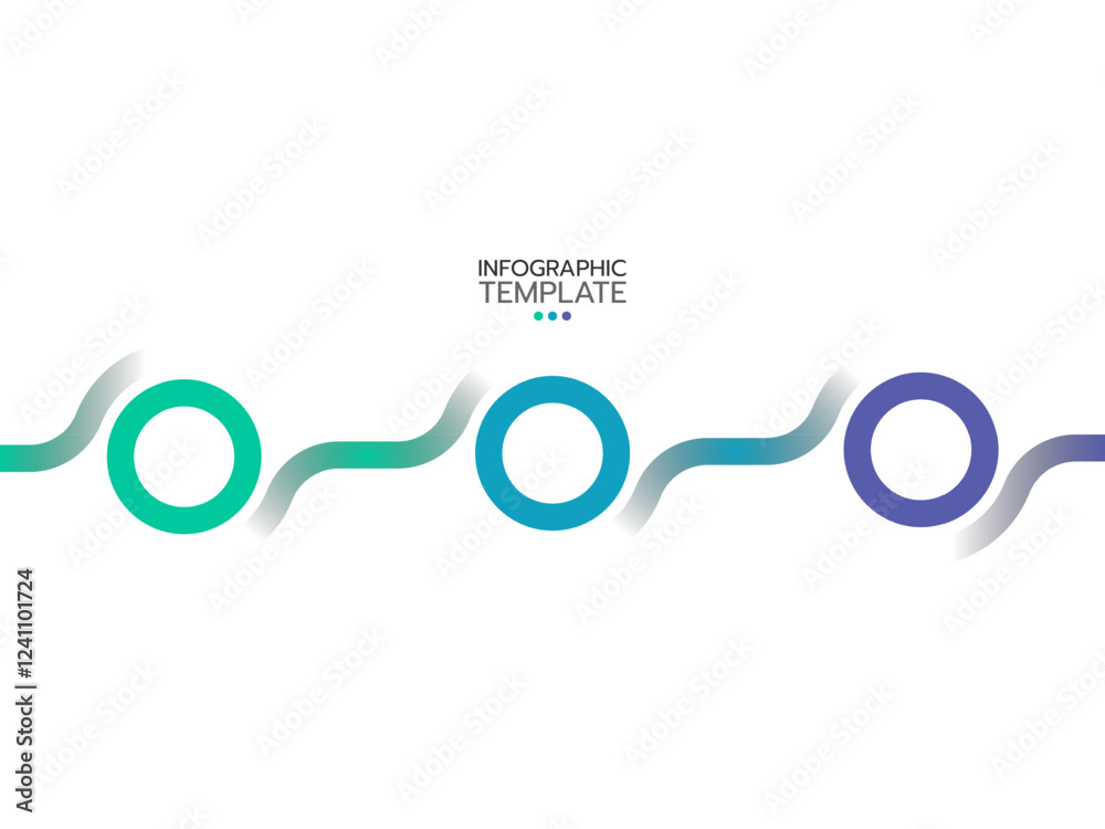 Business process. Timeline infographics with 3 steps, and options ...