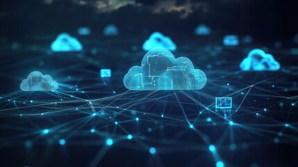 Poster - Digital Cloud Network Connection in Virtual Tech Environment