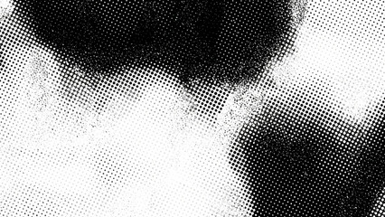 Fototapete - A halftone background in abstract vector form, utilizing a monochrome printing raster