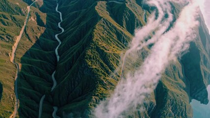 Poster - Explore winding mountain roads and breathtaking landscapes in lush green hills