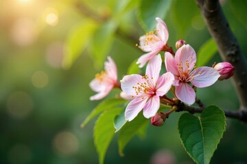 Wall Mural - Sweet chestnut in full bloom with intricate details, blossom, flowers of sweet chestnut