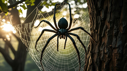 spider on the web