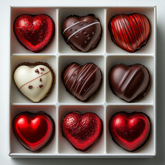 Wall Mural - Valentine's day chocolate