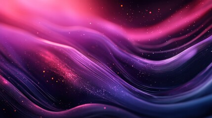 Poster - high-tech background depicting a flowing data stream