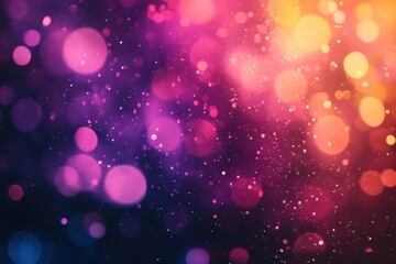 Fototapete - Vibrant retro gradient background with textured grainy effect and smooth flowing shapes for an energetic vintage aesthetic