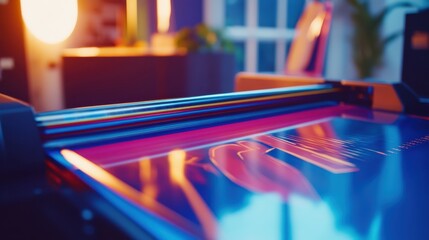 Poster - Vibrant Printing Process with Colorful Technology and Tools
