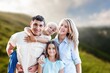 © BillionPhotos.com - Happy young family with children at nature park background