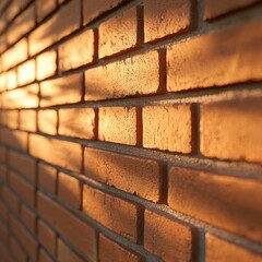 Poster - Retro typography on a brick wall in warm afternoon sunlight captured low angle creating inviting shadows