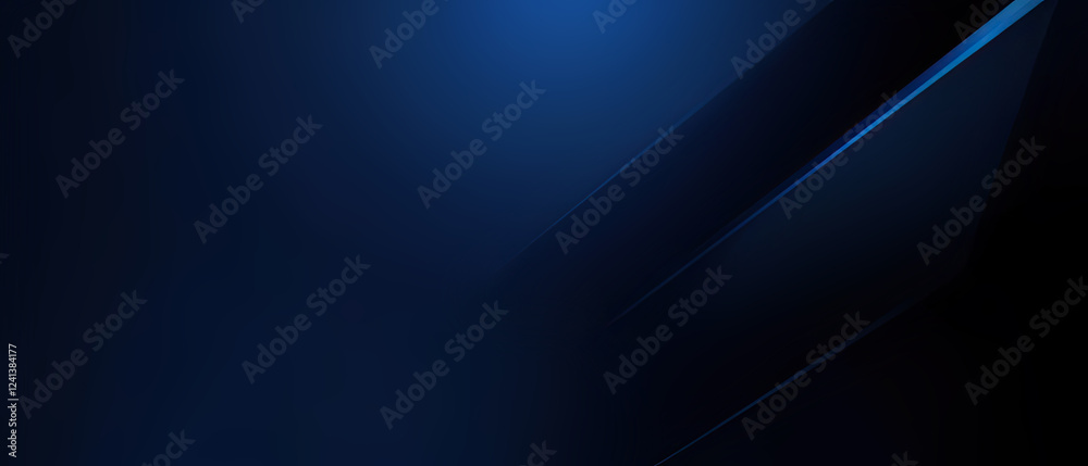 Elegant dark blue background with subtle gradient lighting and sleek ...