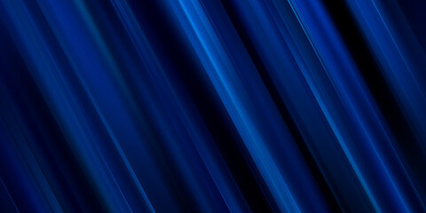 Poster - Ideal for a technology-themed design, this dynamic abstract gradient background features blurred blue speed lines