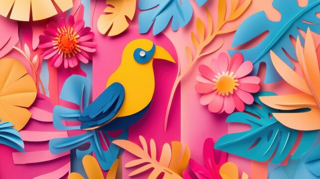Playful moments inspire joyful and colorful summer graphics.