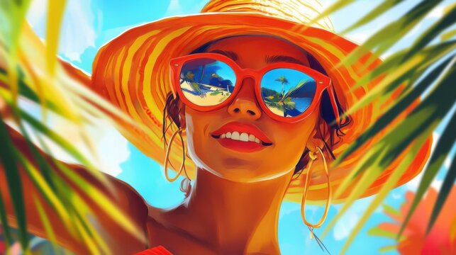 Summer vacation illustrations burst with adventure and happiness