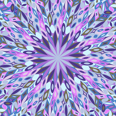 Poster - Dynamic geometrical hypnotic radial mosaic pattern background