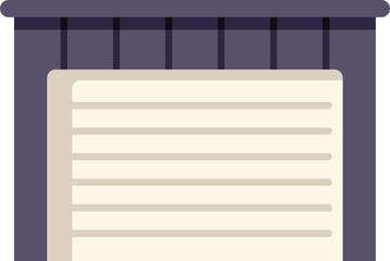 Poster - automatic garage door representing home security and protection