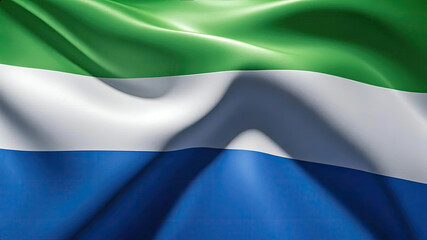 Wall Mural - sierra leone flag for national Day or Independence Day of sierra leone