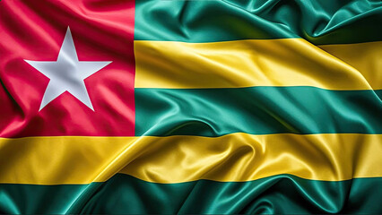 Wall Mural - togolese flag for national Day or Independence Day of togo