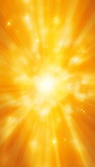 Poster - Abstract background featuring golden and yellow sun rays symbolizing the warmth of spring sunlight