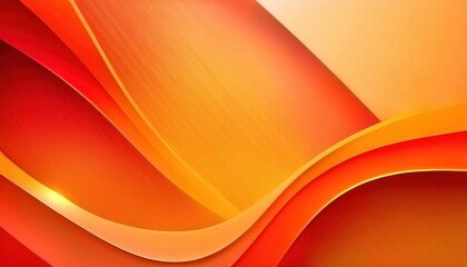 Aufkleber - abstract orange wave pattern background for digital design, modern art print, dynamic gradient with smooth texture