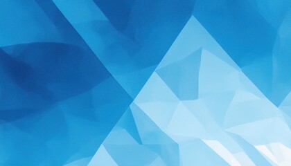 Poster - futuristic blue geometric pattern with abstract polygonal surface, modern architectural texture, digital technology background

