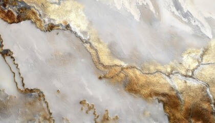 Poster - luxury abstract marble texture with gold vein, elegant fluid pattern for wall art, home decor, and digital background