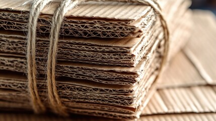 Poster - A bundle of books bound together with twine