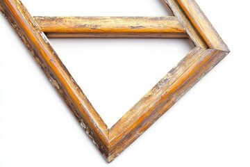 Poster - A simple picture frame sitting on a white surface