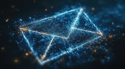 Poster - Digital Envelope Representing Data Transmission and Communication