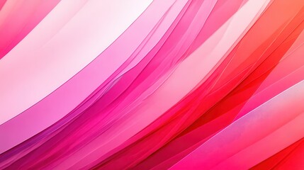 Poster - Elegant Flowing Abstract Background in Shades of Pink and Red