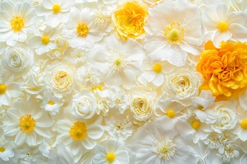 Poster - Abstract background of flowers. Close-up.