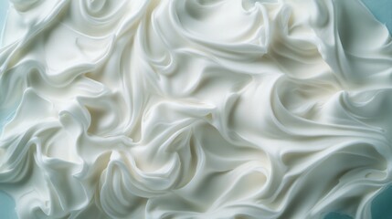 Aufkleber - Front-facing view of an elegant white wave texture featuring delicate curves and shadows, offering a clean and sophisticated design for various applications