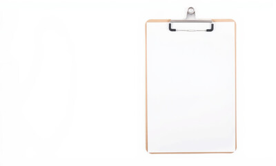 Poster - blank clipboard mockup with wooden frame, ideal for presentations and notes. Perfect for showcasing designs or documents in clean, minimalistic style