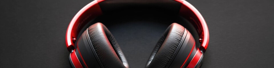 Poster - A pair of headphones sitting on a table
