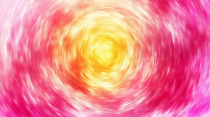 Poster - Colorful banner with pink and yellow shades fading into each other, forming a circular effect. Geometric abstract background in EPS 10 format.