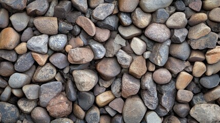 Wall Mural - River rocks texture background, nature pattern