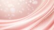 © Mr.PJ - Rose Gold Silk Drape: Luxurious blush pink silk fabric gracefully drapes, creating soft, elegant waves with a subtle sparkle. The bokeh background adds a dreamy, ethereal feel.