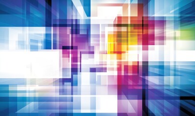 Wall Mural - a gradient background in shades of blue, smooth and abstract, ideal for technology-related designs