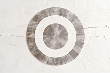 Poster - Circular graphic target design on abstract texture background. Target design with circular graphic creates an abstract texture. Circular graphic target design on abstract texture