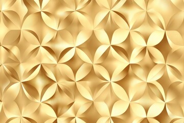 Poster - Textured golden pattern with floral shapes and subtle 3D effect creating a rich and elegant background appearance