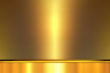 Poster - Elegant golden gradient background used for various design and presentation purposes in creative projects