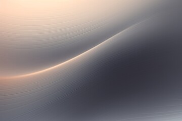 Poster - Soft curves and subtle tones create a tranquil aesthetic in abstract composition