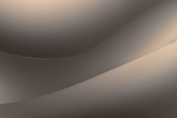 Poster - Abstract composition featuring smooth curves in warm neutral tones