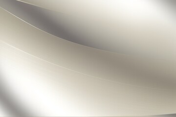 Poster - Soft waves of cream-colored fabric elegantly draped against a light backdrop in a serene atmosphere