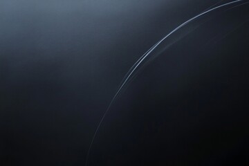 Poster - Smooth curves create abstract forms against a dark background highlighting textures and contrasts in modern art design