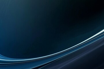 Poster - abstract blue waves create a calming background for digital designs and presentations in a modern se