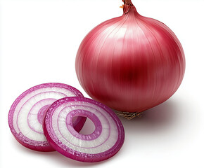 Wall Mural - onion fresh slices