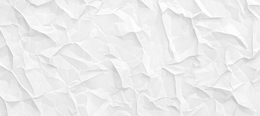 Poster - crumpled white paper creating an uneven, textured surface offers a distinctive backdrop, ideal for a