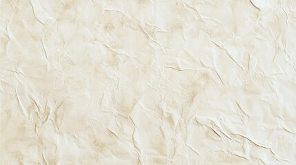 Poster - Crumpled beige paper forms a textured background, suitable for various design and artistic projects, offering a vintage and tactile aesthetic