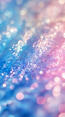 Poster - Sparkling glitter and bokeh lights blend seamlessly, creating a dreamy and magical atmosphere with a vibrant and colorful backdrop perfect for festive projects