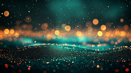 Wall Mural - a green matrix with a modern blurred effect, symbolizing chaos, uncertainty, and potential. the empt